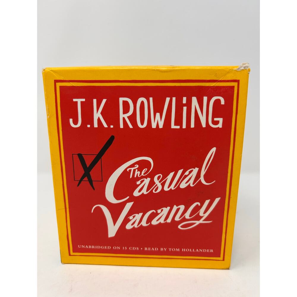 J. K. Rowling  The Casual Vacancy 15 CD Audiobook Read‎ by Tom Hollander